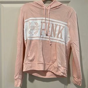 Pink lightweight hoodie
